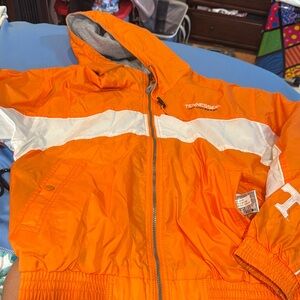 Tennessee VOLUNTEERS Sz M REVERSIBLE Jacket Red Oak Sportswear Z51